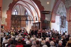Kantorei Aschaffenburg im Gottesdienst 13.7.