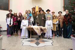 Krippenspiel in Harreshausen am 24.12.