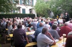 Sommerkirche im Pfarrgarten 9. August