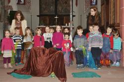 Palmsonntag mit Kindertagesst&auml;tten-Kindern am 20. M&auml;rz