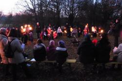 Hirtenweihnacht im Essigloch/Harreshausen am 10. Dezember 