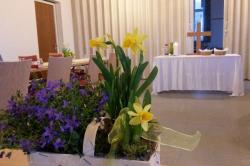 Tischabendmahl im Erasmus Alberus Haus am 29. M&auml;rz 