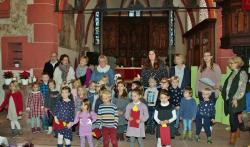 Familiengottesdienst mit den Kindern der ev. Kita am 2. Dezember