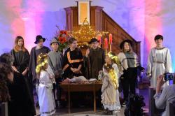 Krippenspiel in Harreshausen am 24. Dezember