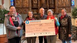 Spende vom Gewerbeverein f&uuml;r "Gesegnete Mahlzeit" am 4. Oktober