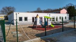 Kita vor der Fertigstellung