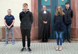 Neue Konfirmanden Harreshausen am 7. November