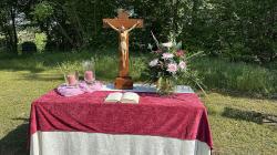 Gottesdienst an der Papierm&uuml;hle am 18. Mai