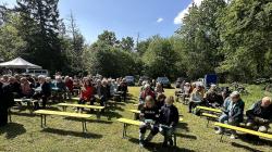 Gottesdienst an der Papierm&uuml;hle am 18. Mai