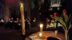 Osternacht bei Kerzenschein am 30. April