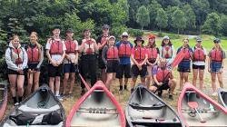 Teamer auf Kanu-Tour am 12. Juli